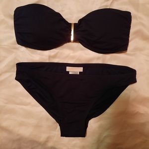 Michael Kors Strapless Bikini top and Bottom